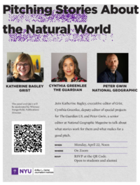 Pitching Stories About the Natural World