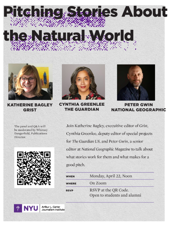 Pitching Stories About the Natural World